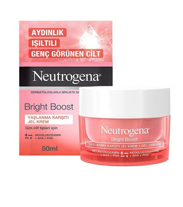 ژل کرم ضد چروک برایت بوست نوتروژینا Neutrogena