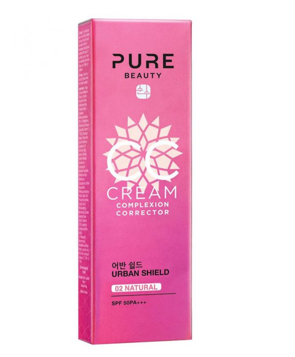 سی سی کرم پیور بیوتی pure beauty(02natural) +spf50