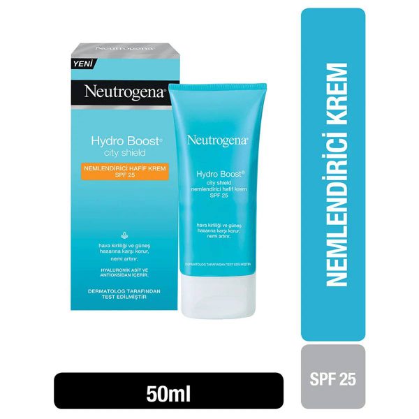 کرم ضد آفتاب Neutrogena Hydro Boost City Shield  -Spf 25