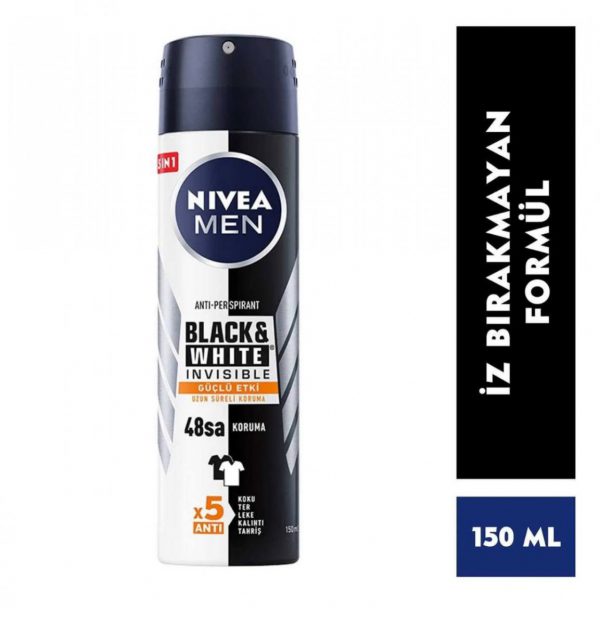 اسپري ضد تعريق  مردانه سیاه سفید نیوا Nivea Black White Effect - Image 2