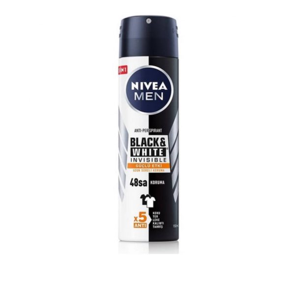 اسپري ضد تعريق  مردانه سیاه سفید نیوا Nivea Black White Effect