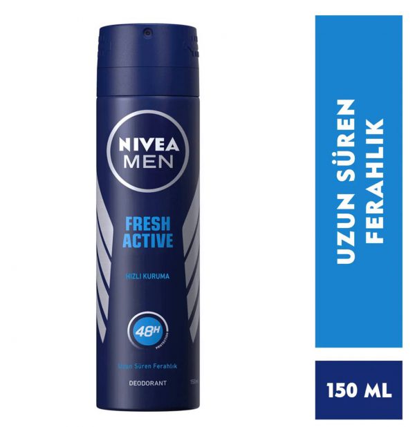 اسپري ضد تعريض  مردانه فرش اکتیو نیوا  nivea fresh active - Image 2