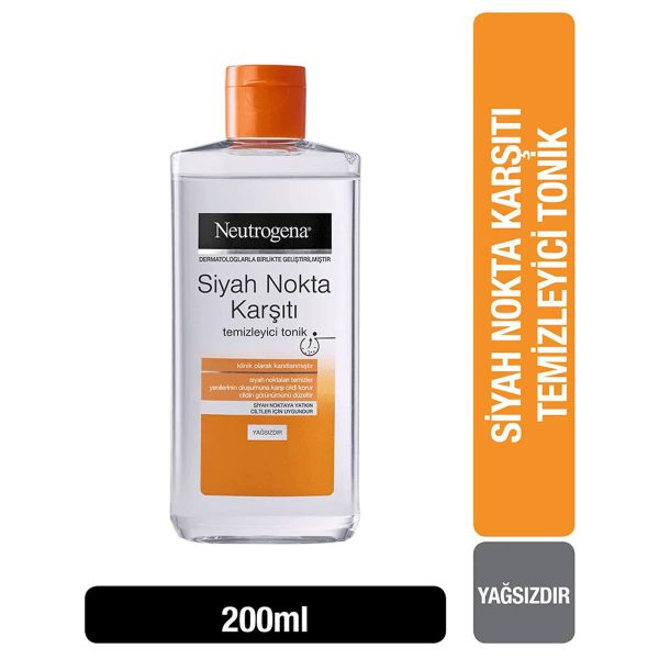 تونر پاک کننده جوش سر سیاه نوتروژینا Visibly Clear neutrogena