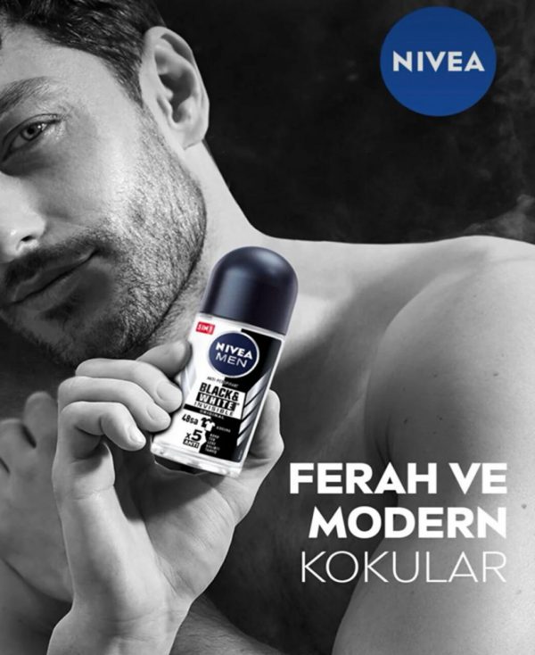 رول ضد تعريق بلک اند وایت مردانه نیوا Nivea - Image 3